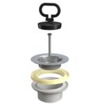 Витло за сифон за мивка 1″1/4 x ф65мм, SIMPLEX Bonomini 2024MG54B0