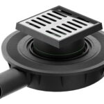 Подов сифон ф40мм, H45мм, 10х10 см, Mini Drain, Bonomini 6310IX40S9 *