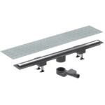 Линеен сифон 40-100см за вграждане на плчока, Canalissima Stainless steel, 6825KC60S Bonomini