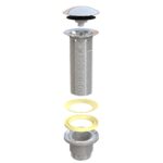 Клик сифон с удължение ABS+INOX, хром, Royal, Bonomini 0973RV54S7