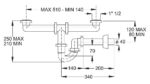 Сифон за двойна кухненска мивка 11/2" x ф40мм, Bonomini 1620CP40B0 - Image 3