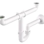 Сифон за двойна кухненска мивка 11/2" x ф40мм, Bonomini 1620CP40B0