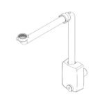 Сифон за мивка/шкаф спестяващ място, ISIDORO, Bonomini 2530IS34S0 - Image 9