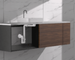 Сифон за мивка/шкаф спестяващ място, U-Plus, Bonomini 2930SP34B0 - Image 2