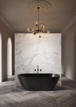 Свободностояща вана New Cusco Solid Stone в цветове по RAL - Image 4