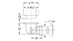 Витло за душ корито Bonomini 5965NC70B0 - Image 3