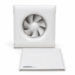 Вентилатор за баня, ф100мм, бял с датчик за влага и таймер 28db(A), Quiet Fan X5 Conceal, Manrose, QF100HTX5CON - Image 3